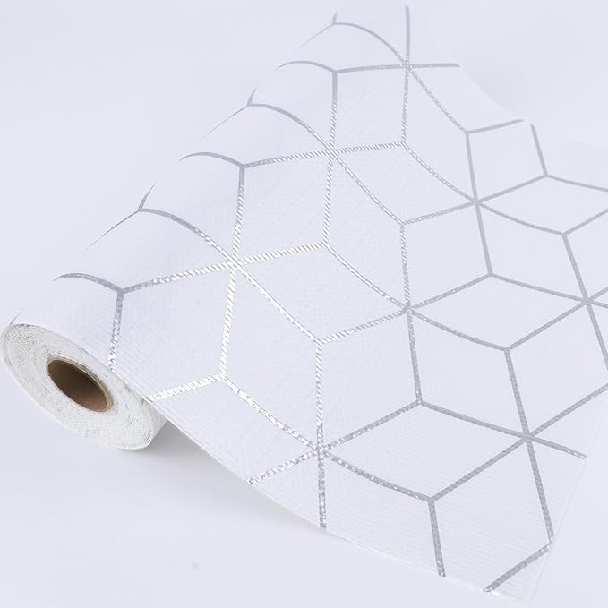 Shelf Liners for Kitchen Cabinet 24 Inch Wide X 20 Ft Non Adhesive Cabinet Drawer Liner Non Slip Water Oil-Proof Strong Grip Pantry Fridge Shelves Liner Bathroom Drawer Mat Cupboard Closet Liner