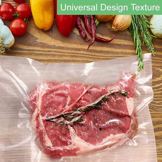 O2frepak 200 Quart Size 8" x 12" 4mil Thick Vacuum Sealer Bags with BPA Free and Puncture Prevention,Vacuum Seal Freezer Bags,Great for Sous Vide Vaccume Sealer PreCut Bags