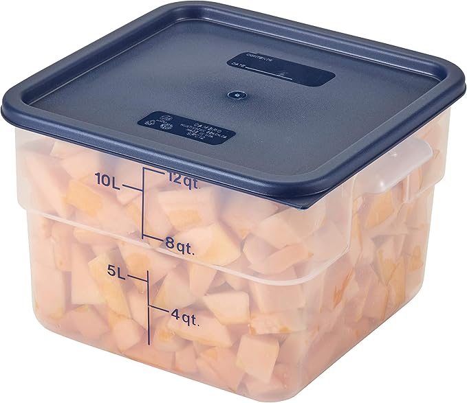 Cambro 12SFSPP190 12 qt Polypropylene Food Storage Container - CamSquare® Case of 6