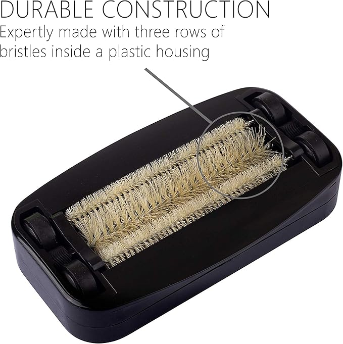 Fuller Brush Premium Table Tidy – Handheld Crumb Sweeper for Tabletops – Compact Crumb Remover with Bristle Rows – Easy to Use, Durable & Portable Cleaning Tool, Black (Pack of 2)