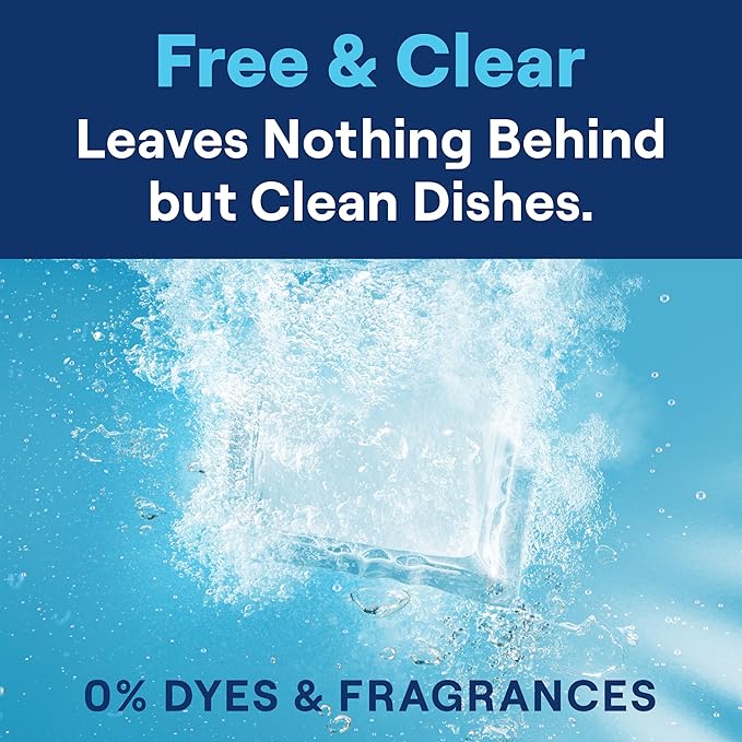 Seventh Generation Dishwasher Detergent Packs Free & Clear Pack of 5 for sparkling dishes Dishwasher tabs 45 count