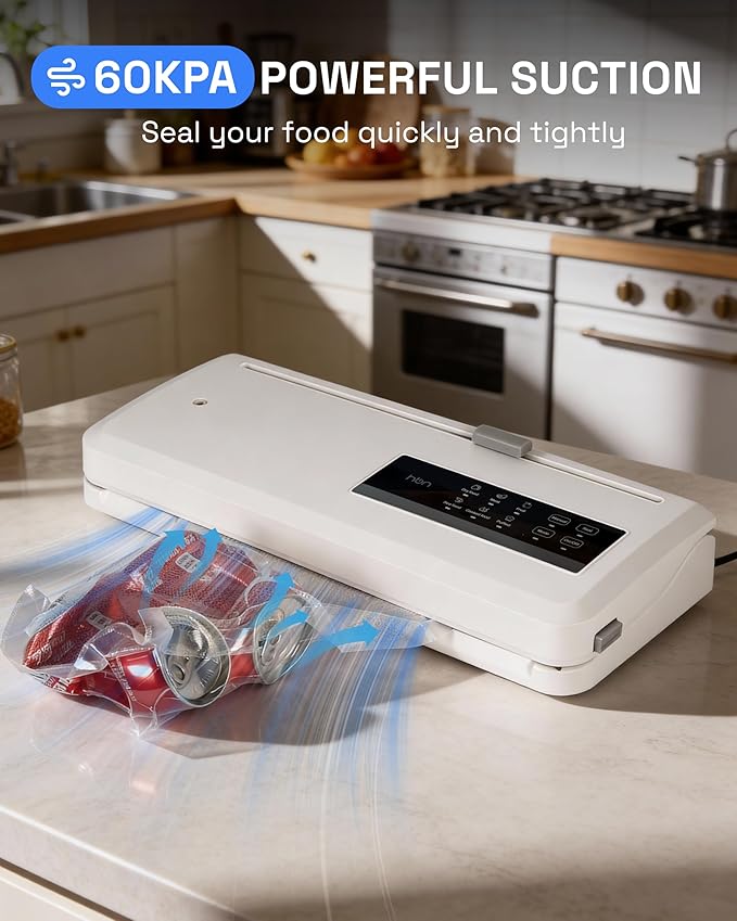 Vacuum Sealer CP-UFK-2042 – Automatic Food Sealer, Dry & Moist Modes, Compact, Efficient, and Leak-Proof, for Home and Kitchen Use