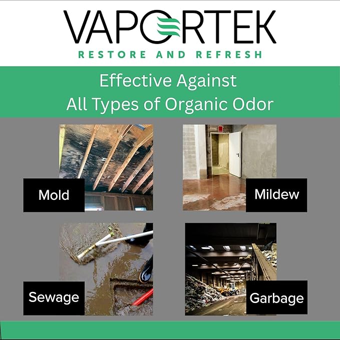 Vaportek Heavy Duty Odor Neutralizer Stand Alone Cartridge, HDSA 2.0, Odor Removal for Home, Office, Basements, Garages, and More, 3X Plus Lemon Fragrance (Lemon)