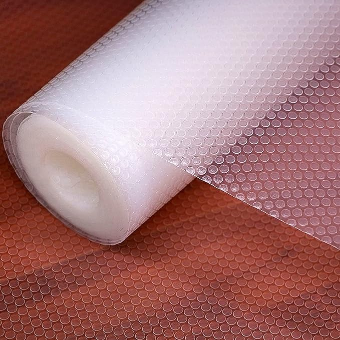 Shelf Liners 30 inch x 20 ft Shelf Liners for Kitchen cabinets nonstick Shelf Lining Drawer Mats EVA Protector for Cupboard (Clear,30 inch x 20 ft)