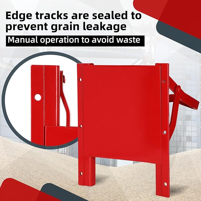 Sliding Grain Gate-Grain Bin Slide Gate-Sliding Grain Gate for IBC Tote-Grain Gate Kit 9 inch x 9 inch.Grain bin Slide Gate of The Grain Storage are Used to facilitate The Transfer of Goods