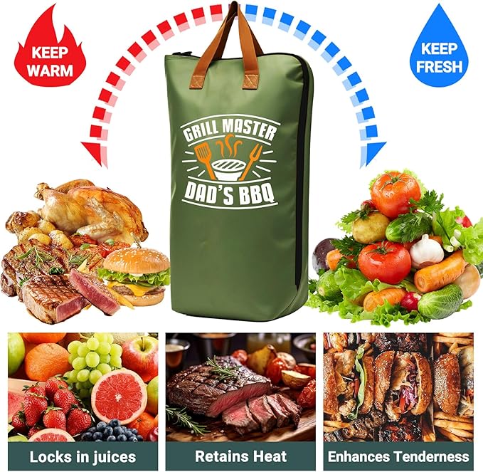 VIOXIA Brisket Blanket & Meat Resting Bag – Insulated BBQ Blanket for Resting Meat | Heavy-Duty Smoker Accessory for Brisket, Thanksgiving Essential Stocking Stuffer & Gift for Hunters or Men