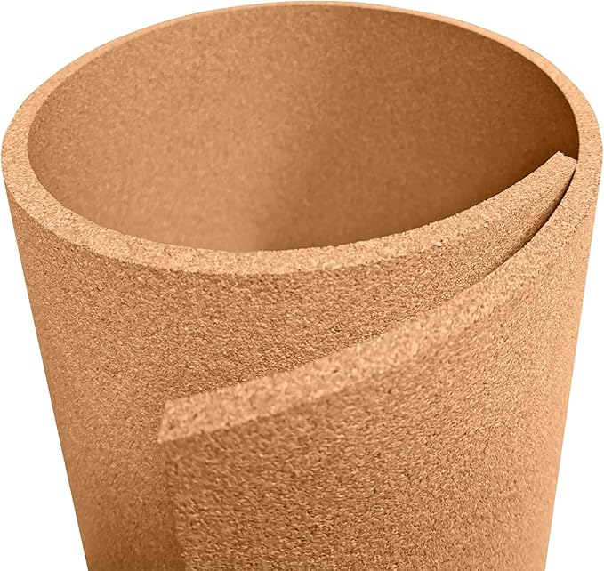 Manton Cork Premium Cork Sheet - 4' x 8' x 3/8", 100% Natural Facing Grade Material for Bulletin Boards, Decorative Photo and Message Push Pin Displays - Perfect for Home, School, and Office