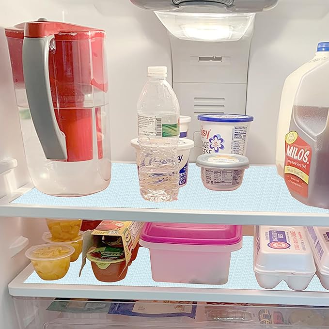 Shelf Liners for Kitchen Cabinets 15 Inch Wide X 20 Ft Non Adhesive Cabinet Drawer Liner Non Slip Water Oil-Proof Pantry Shelves Liner for Strong Grip Closet Cupboard Refrigerator Mat Bathroom