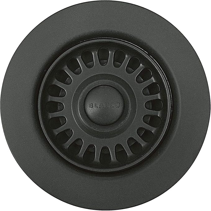 BLANCO, Anthracite 441090 SILGRANIT-Matched Kitchen Drain Basket Strainer, 3.5"