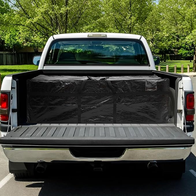 4 Pcs 176 Gallon Extra Large Moving Bags Heavy Duty Storage Bag with Strong Zipper Handle Foldable XXL Jumbo Storage Tote Packing Moving Box for College Dorm Travel Cloth Duffle (Black)