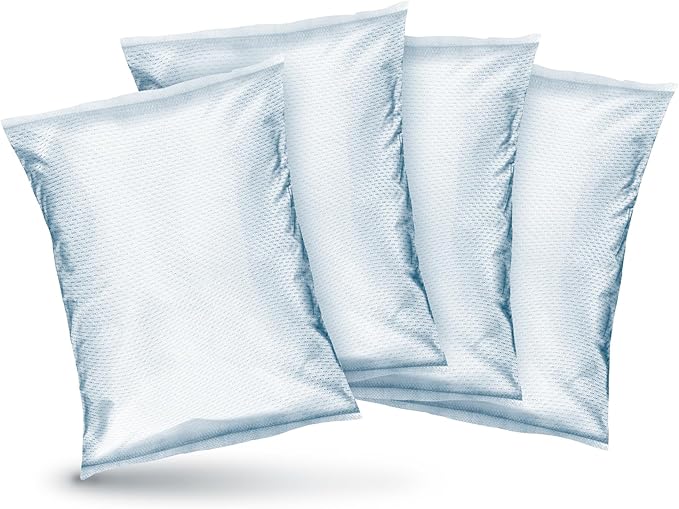 HUMYDRY Moisture Absorber Refills for 15.9 Oz Dehumidifier Device, Pack of 4 Unscented Humidity Absorber Bags, Non Electric Humidity Absorber For Home Closets Bathrooms RVs and Medium Enclosed Spaces