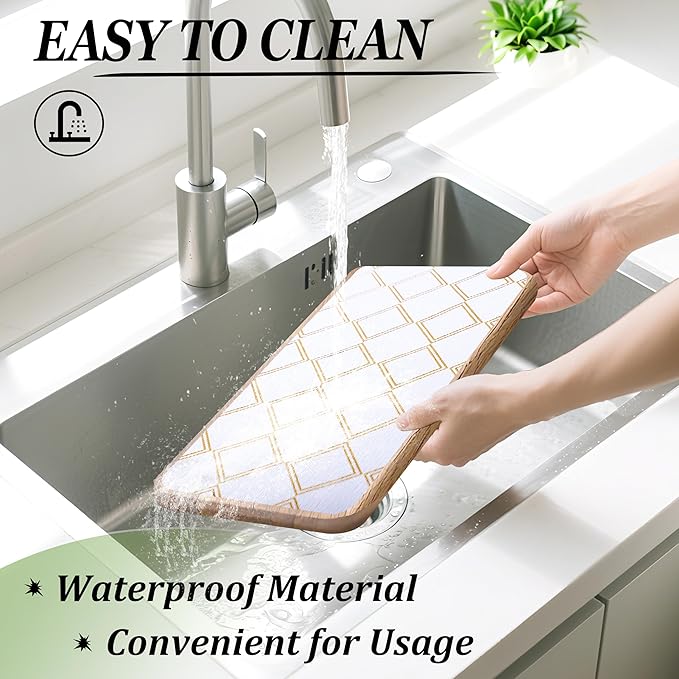 Kitchen Shelf Liner Non Slip 20 Inch X 20 Ft Cabinet Liners for Shelves Waterproof Drawer Liners for Kitchen Cabinets Non Adhesive Cupboard Paper for Bathroom Closet Fridge Dresser Pantry