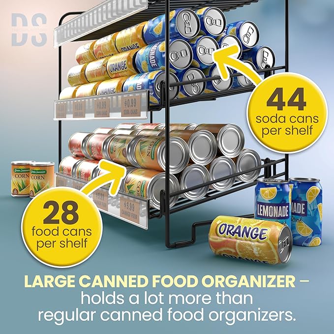 Black 3 Tier Candy Display Rack – Chip Display for Snack Vendors, Food Trucks, Concession Stands & Retail Storefronts