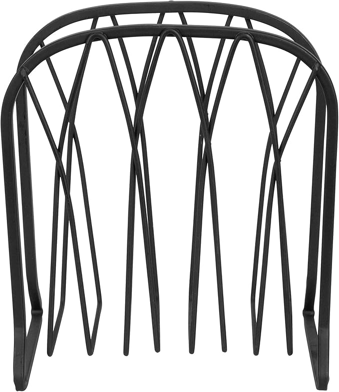 Spectrum Diversified Twist Dispenser, Vertical Classic Kitchen Tables & Countertops Dining Table & Kitchen Décor, Stylish Upright Napkin Holder, Black (92710)