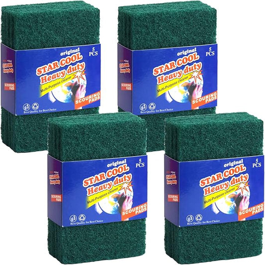 Heavy Duty Scrub Sponge, Scratch Free Home Kitchen Dual-Sided Dishwashing Sponge, Sponge scouring pad,for Kitchen, Sink, Dish, Bathtub, Wall 20PCS