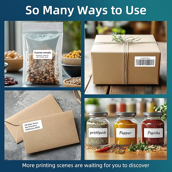 500 Sheets 15000 Pcs 30 Up Labels 1" x2-5/8 Shipping Address Labels for Laser & Inkjet Printers, Mailing Labels 30 per Sheet Return Address Stickers, 30 per Page on US Letter