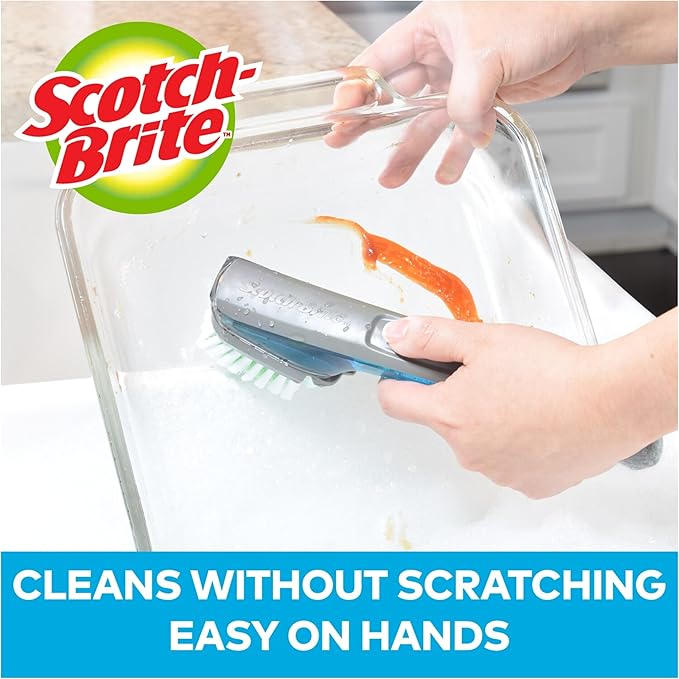 Scotch-Brite Advanced Soap Control Dishwand Brush Refill, 3 Pack