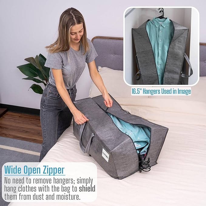 VENO 2 Pack Heavy Duty Moving Bags with Backpack Straps, Zippers & Handles, Extra Large Packing Bags for College Dorm Essentials, Moving Supplies Alternative to Cardboard Moving Boxes
