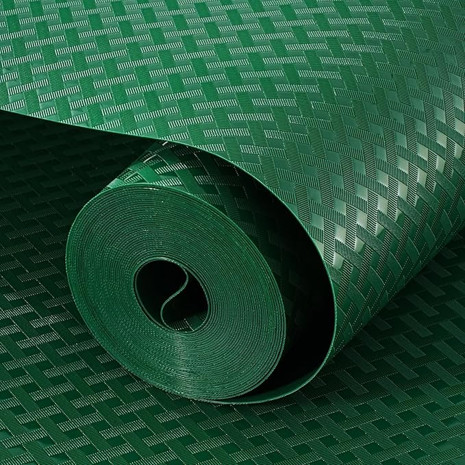 Shelf and Drawer Liner for Kitchen Cabinet, Non-Adhesive 18in x 360in Waterproof Contact Paper Refrigerator Liners Thickened Durable EVA Material Non Slip Mat for Dresser Cupboard Pantry Protector