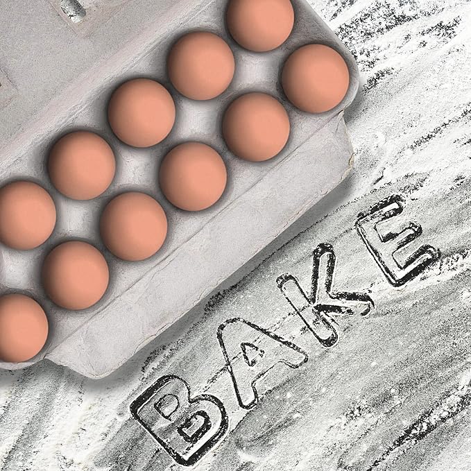 MT Products Blank Natural Pulp Egg Cartons Bulk Holds Up to Twelve Eggs - 1 Dozen - Cardboard Material Perfect For Storing Extra Eggs (25 Pieces) - Made in USA